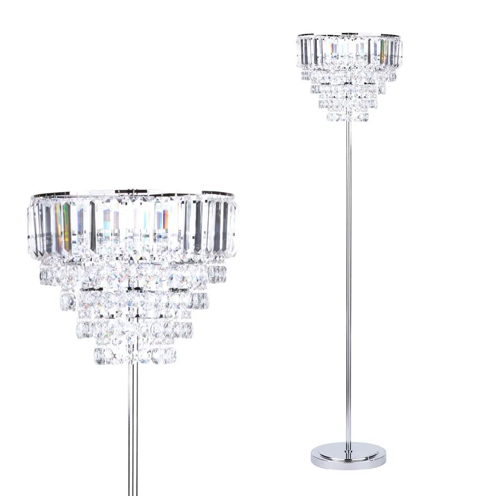 Paladina Floor Lamp, Chrome