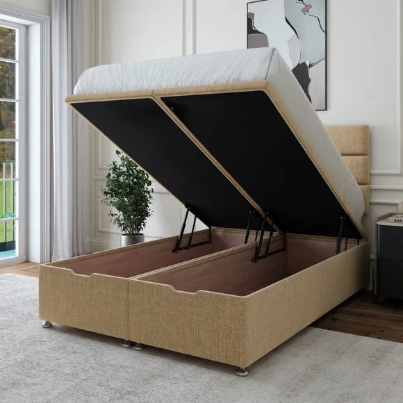 Woven Fabric End of Bed Ottoman Base 3