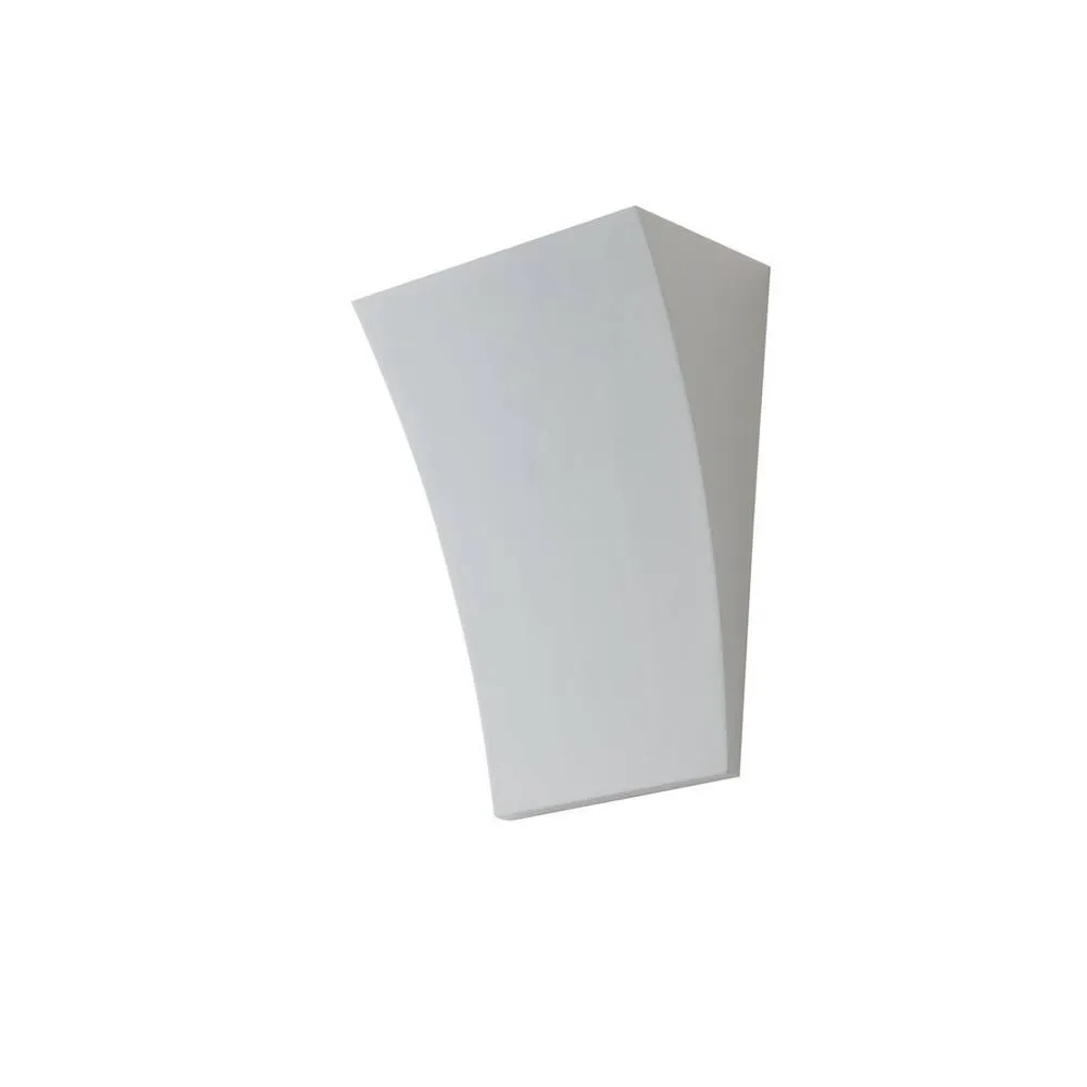 Netlighting Alma Paintable Plaster Wall Uplight Lamp White G9