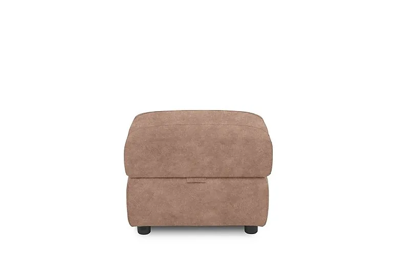 Sloane Fabric Storage Footstool - Dexter Sand - Living Room Furniture - In Time for Christmas
