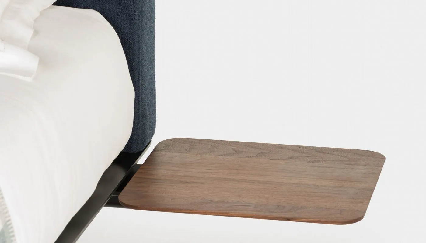 De La Espada Hepburn Bedside Table Walnut