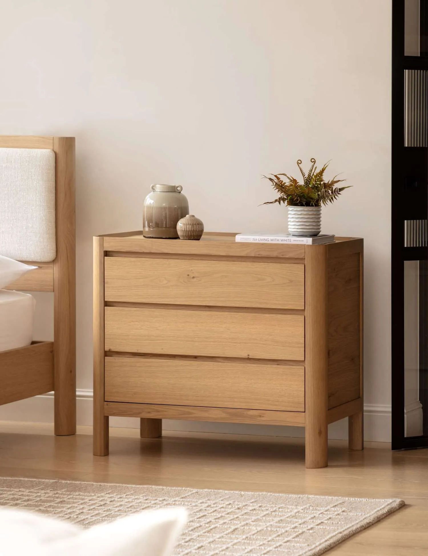 Gallery Direct Ember 3 Drawer Chest Natural