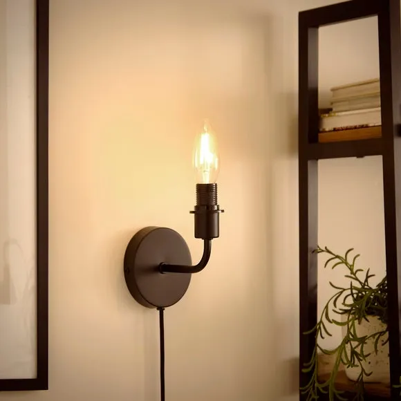 Wallace Plug In Wall Light Fitting 2