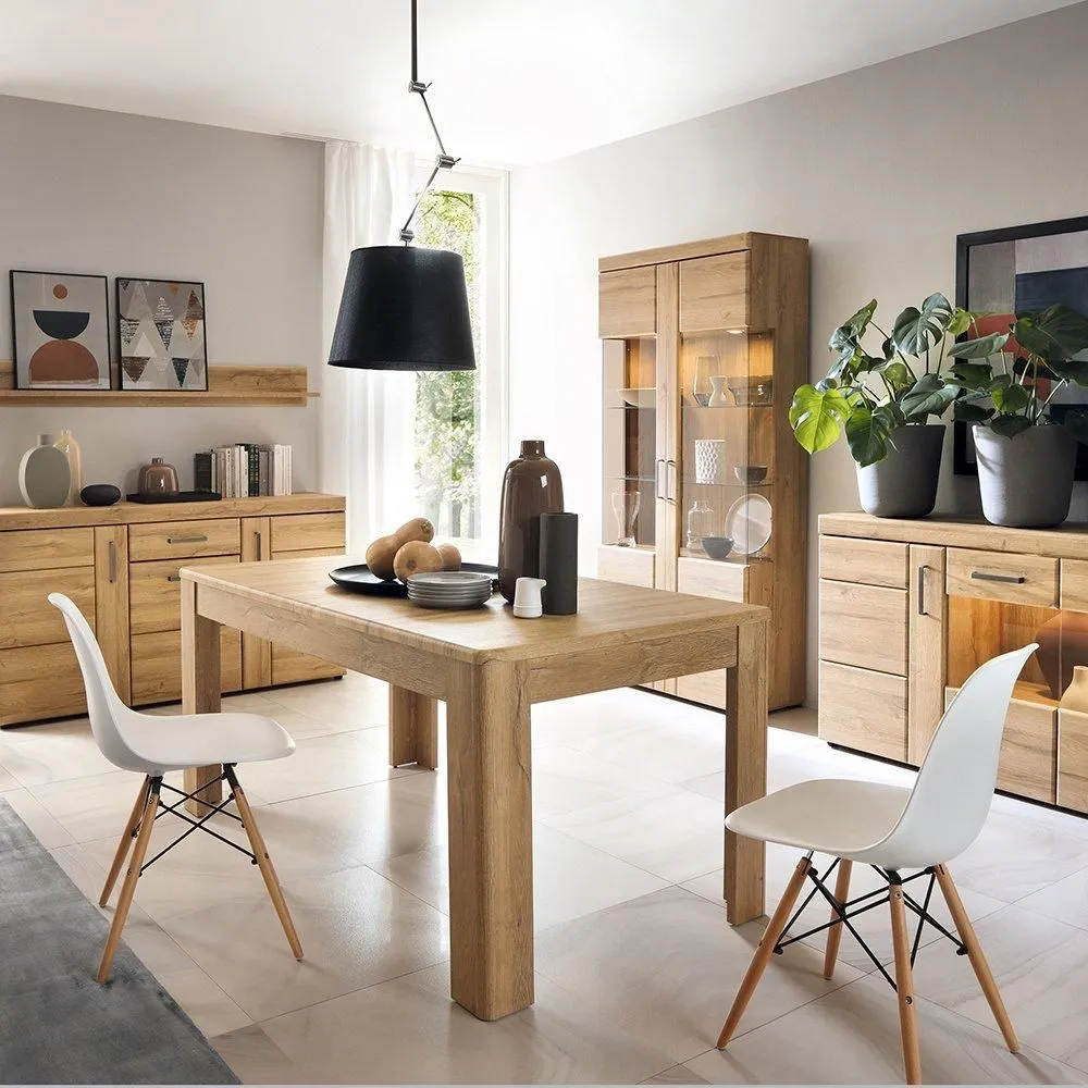 Furniture To Go Cortina Extending Dining Table 160-200cm in Brown 3