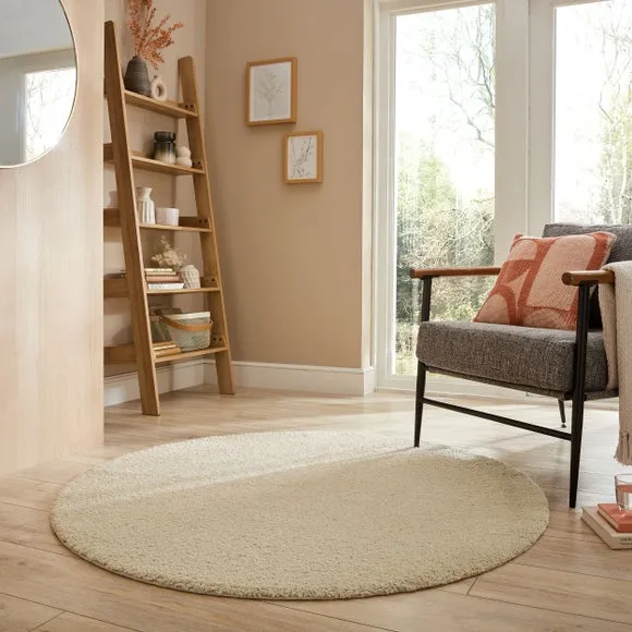 Snuggle Washable Round Rug 1