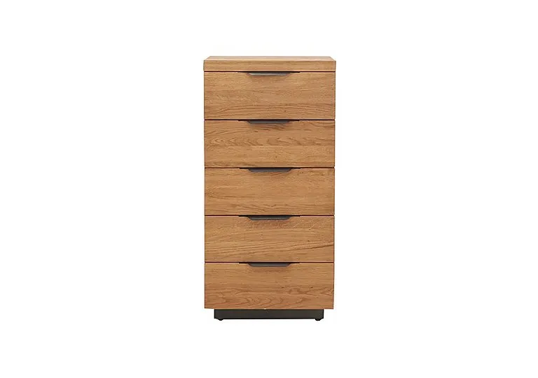 Earth 5 Drawer Narrow Chest of Drawers