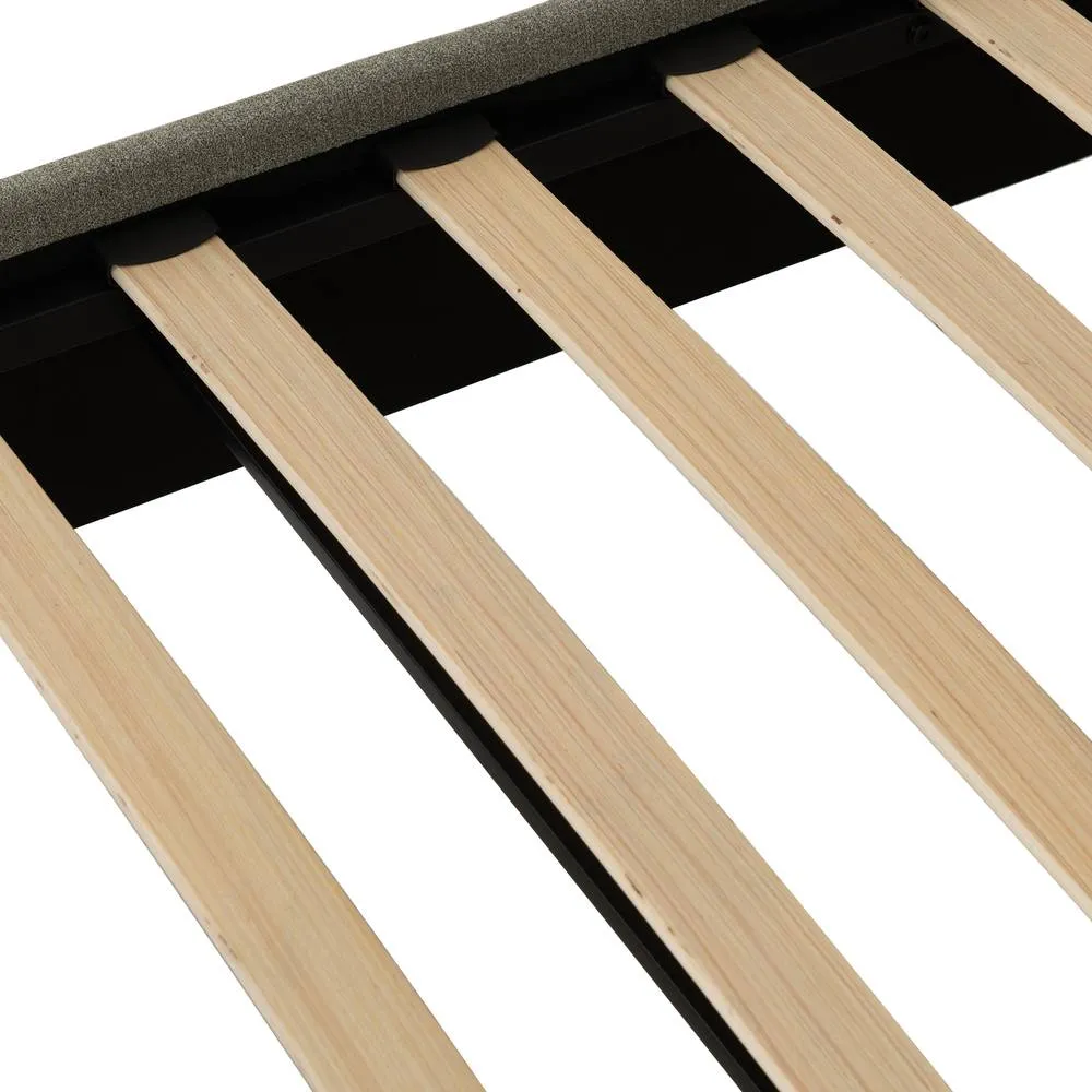 Seconique Amelia 5' King Bed in Grey 6