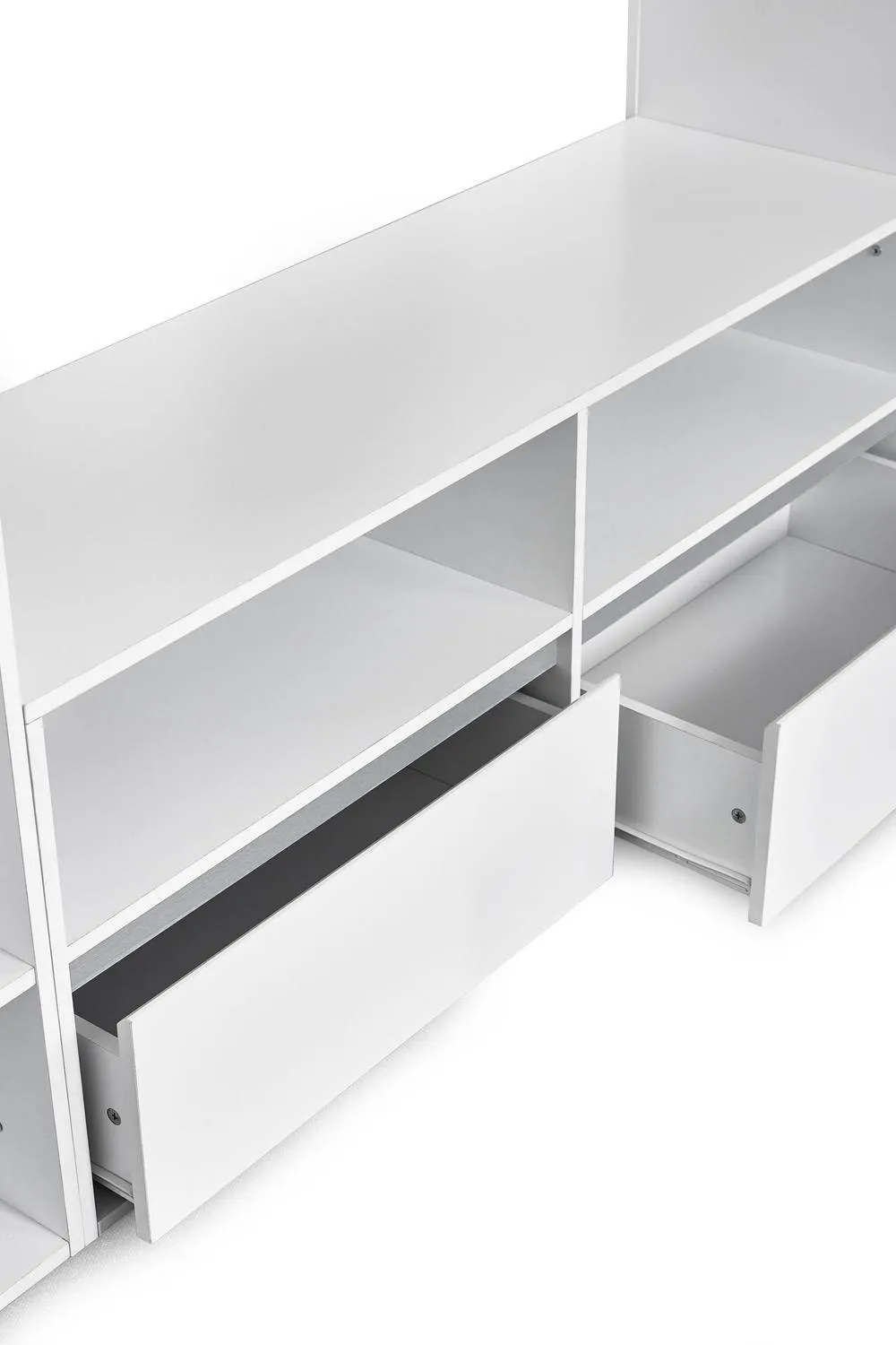 Julian Bowen Gaia Single White Highsleeper Loft TV Bed with Storage 6
