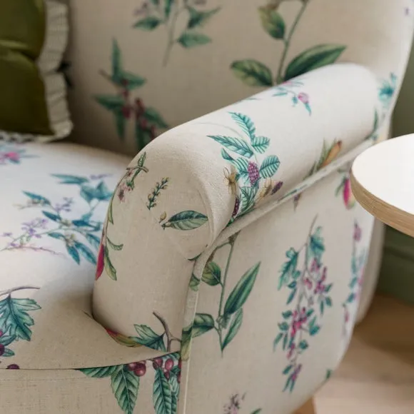 Petit Botanical Orchard Print Occasional Armchair 3