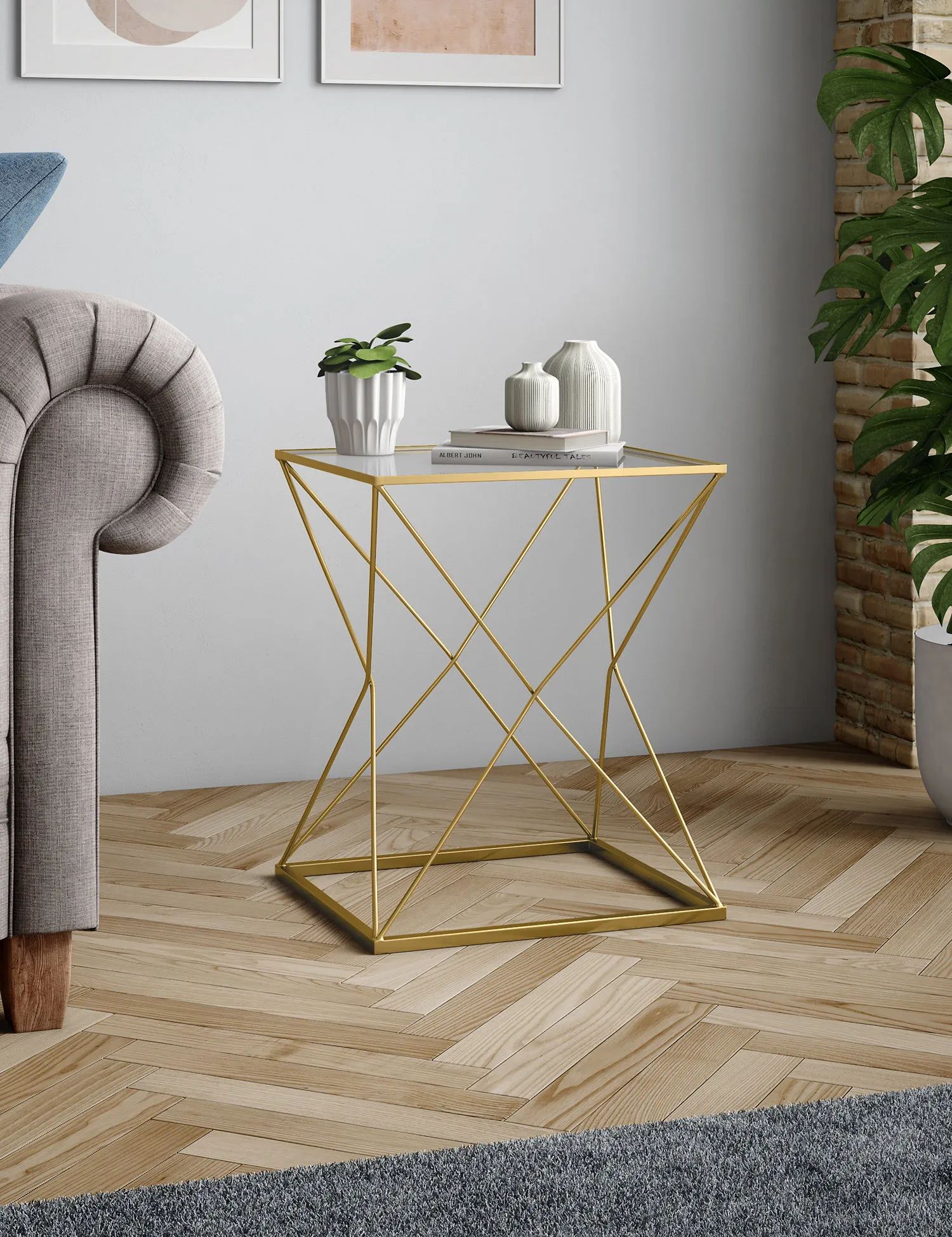 M&S Star Geometric Side Table