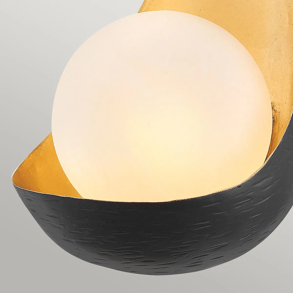Netlighting Lisa McDennon by Hinkley Ren 1 Light Wall Light Black Gold 2