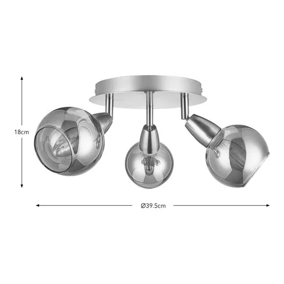 Tia 3 Light Adjustable Spotlight 6