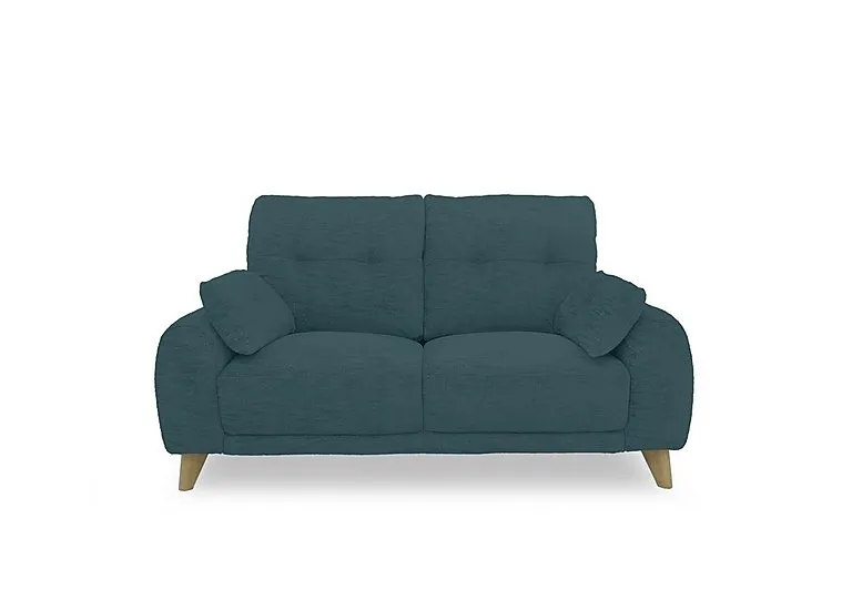 Malmo Fabric 2 Seater Sofa - Peacock - Sofas and Armchairs - In Time for Christmas