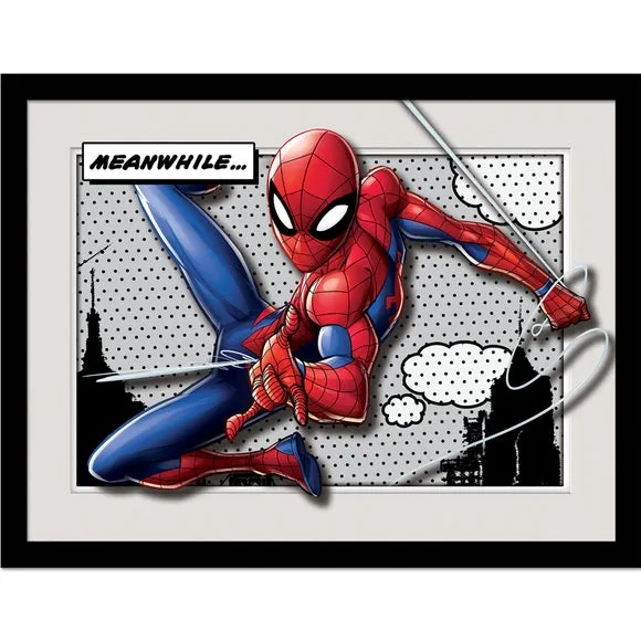 Marvel Spiderman Meanwhile Breakout Framed Print 3