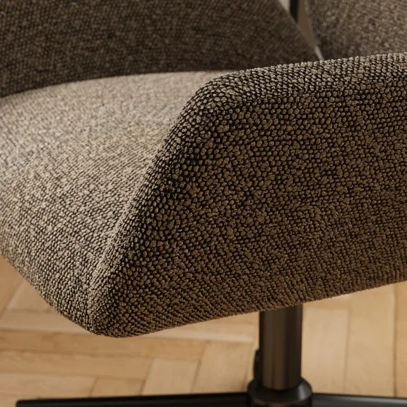 Ginny Boucle Swivel Office Chair 3
