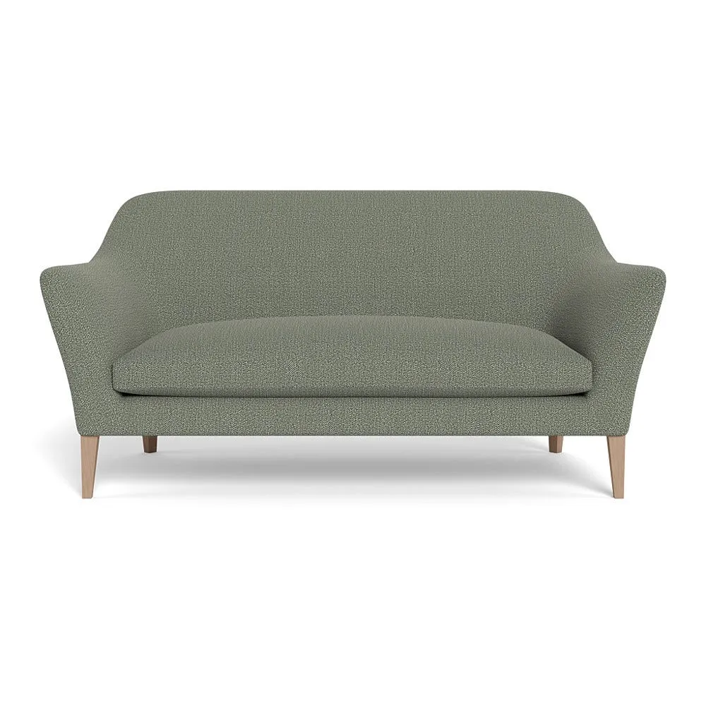 Heal's Wallis 3 Seater Sofa Boucle Tweed Lapis Natural Feet 2