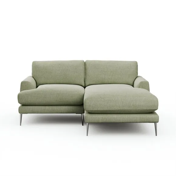 Lawson Chunky Tonal Weave Corner Chaise Sofa 6
