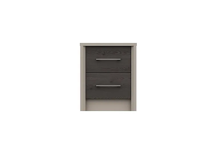 Paddington 2 Drawer Bedside Chest - Anthracite