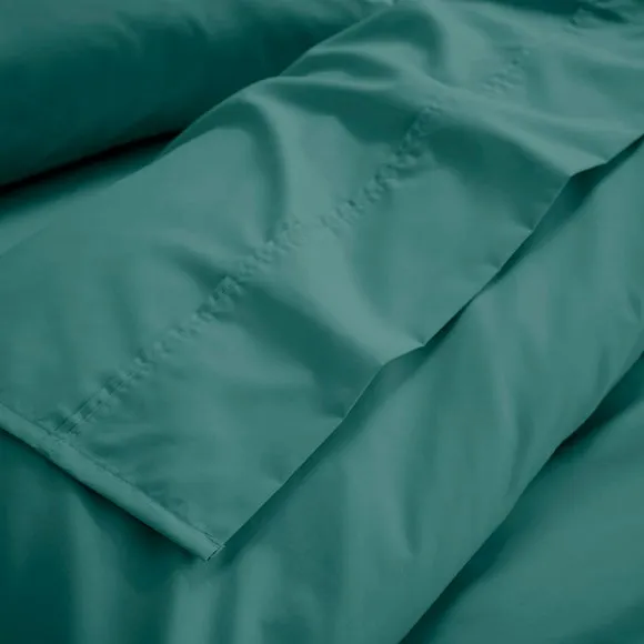 Dorma Crisp & Fresh 400 Thread Count Egyptian Cotton Percale Flat Sheet 2