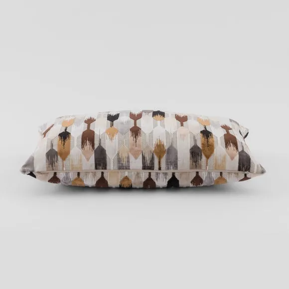 Kelso Cut Velvet Rectangle Cushion 4