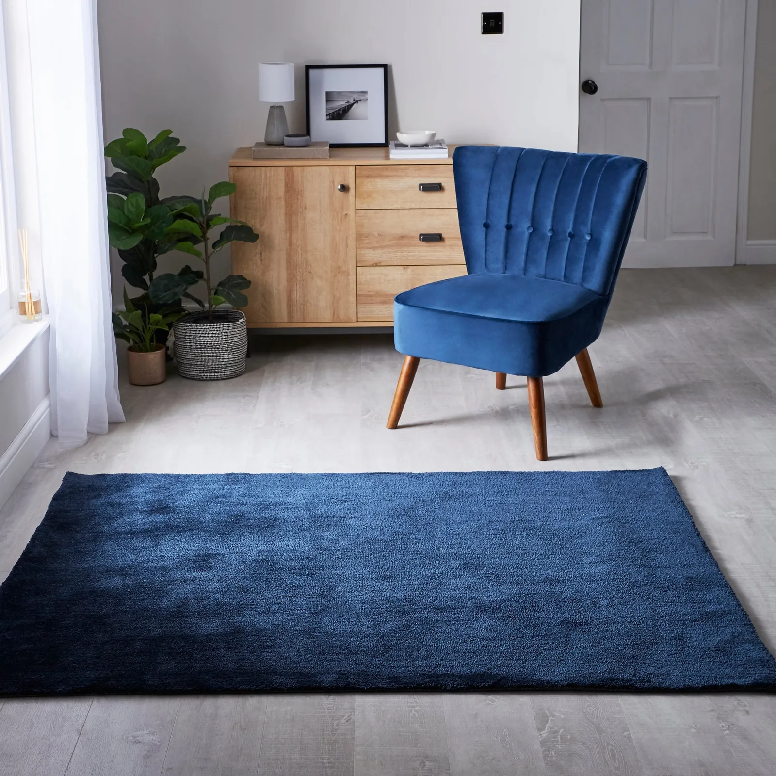 Isla Rug Navy Blue