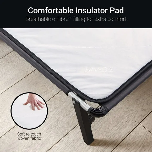 Jay-Be Lite Folding Bed with e-Fibre Insulator Mattress Pad 2