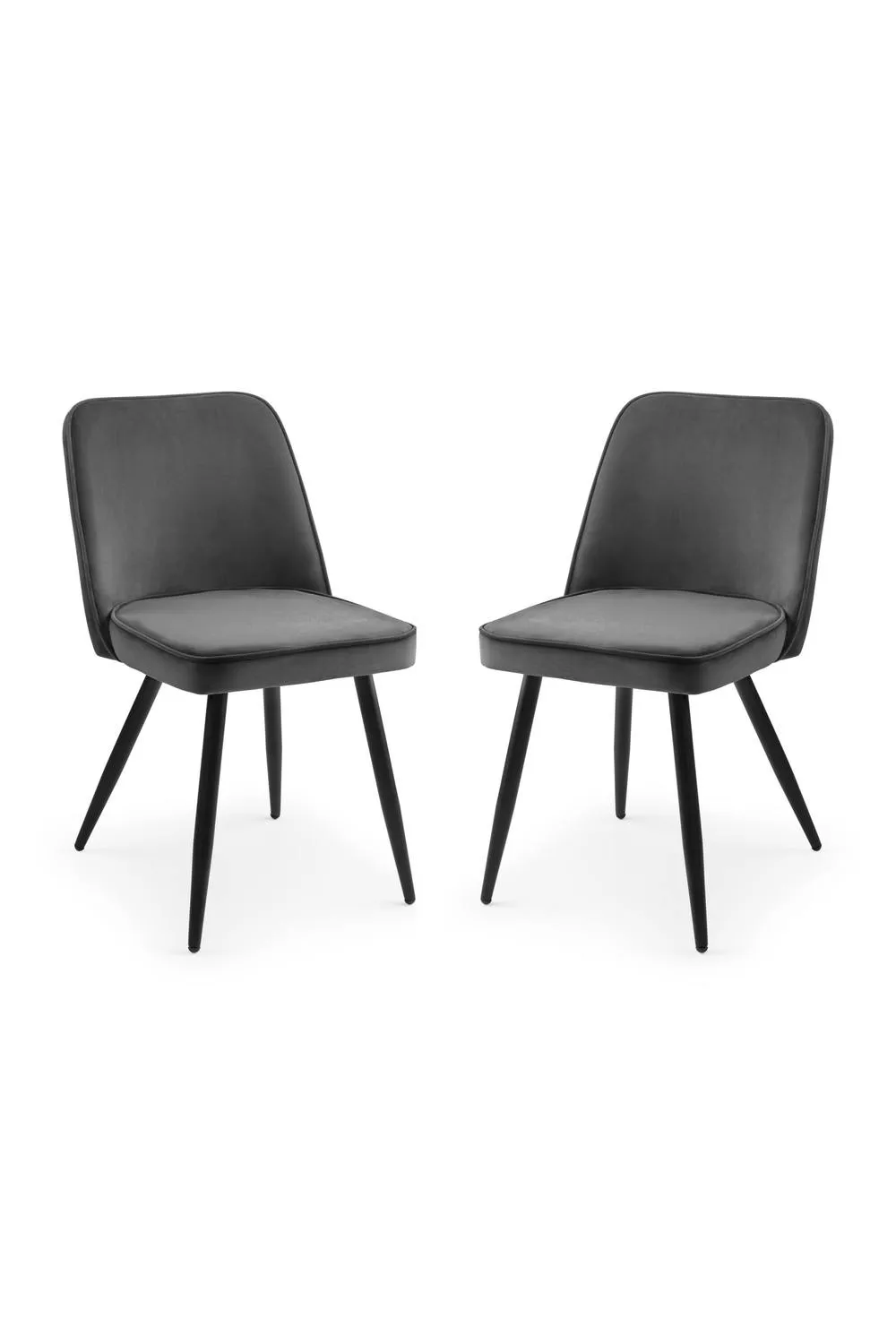 Julian Bowen Burgess Upholstered Dining Chair (Set of 2) in Grey 3