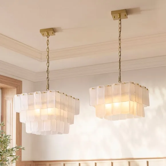 Everly 6 Light 2 Tier Adjustable Pendant Light 5
