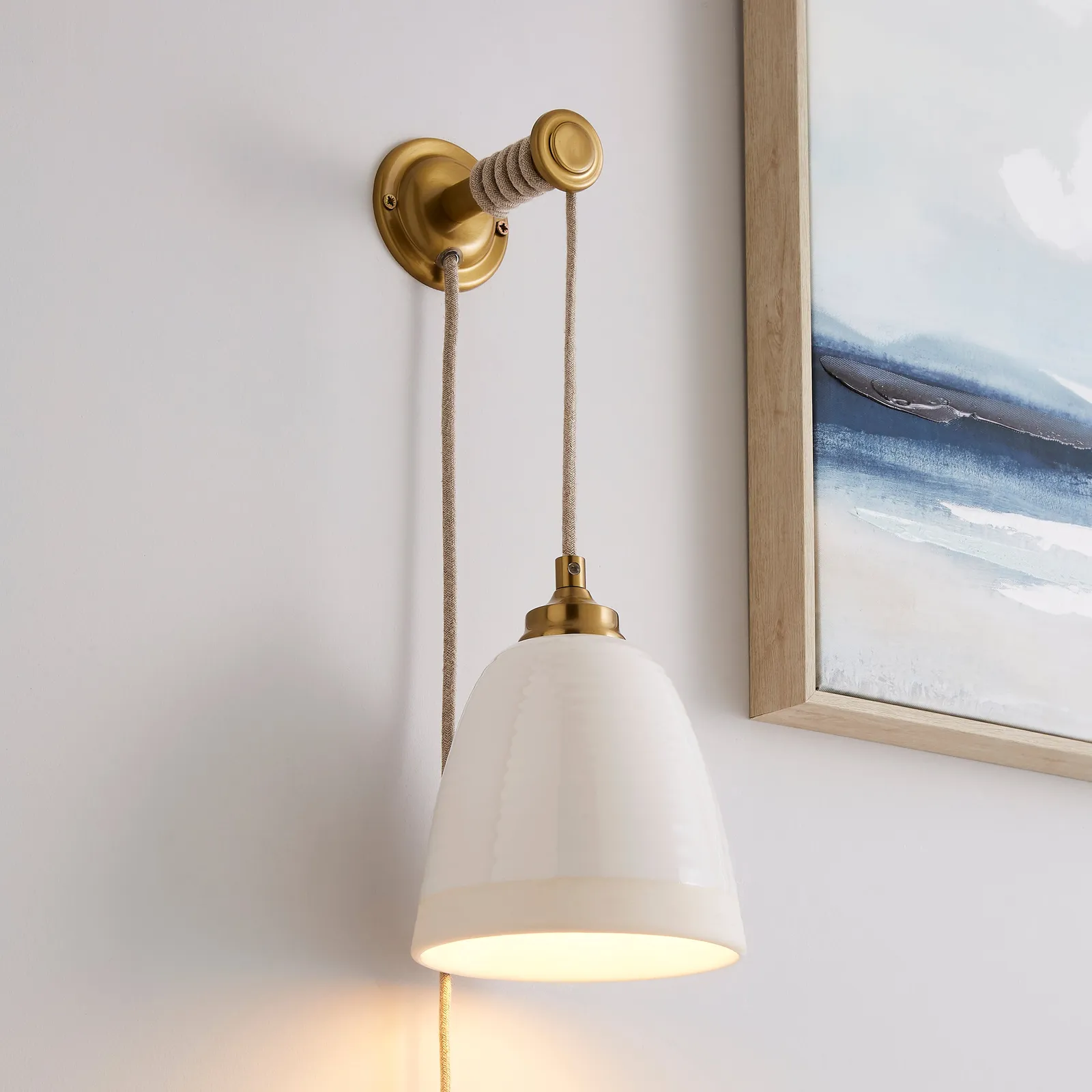 Churchgate Harby Plug In Wall Light