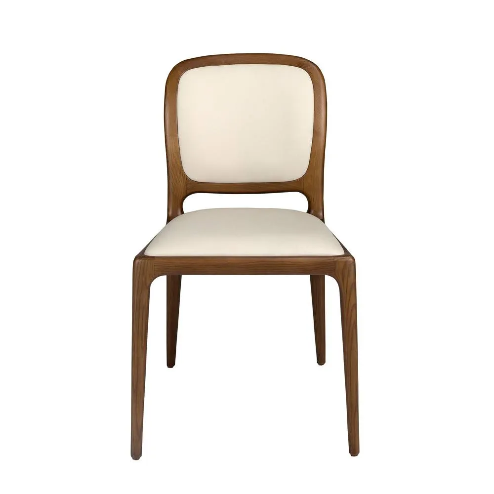 Angel Cerda Model Cream Leatherette Dining Chair 2