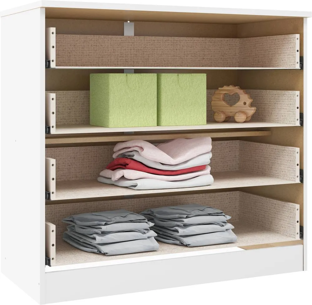 Seconique Denver 4 Drawer Chest in Pink 6