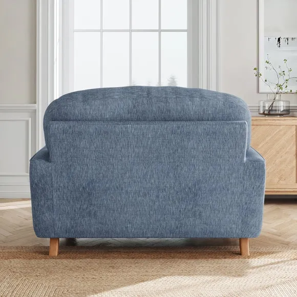 Martha Faux Linen Snuggle Chair 3