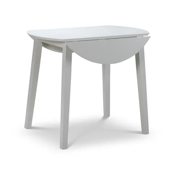 Coast 2-4 Seater Round Drop Leaf Dining Table with 4 Coast Chairs 6