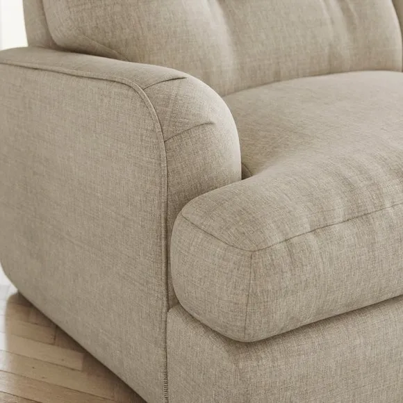 Martha Slub Faux Linen 2 Seater Double Sofa Bed 4
