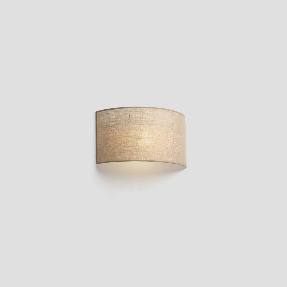 Netlighting Otton Horizontal Round Jute Wall Lamp 2L in Natural 2