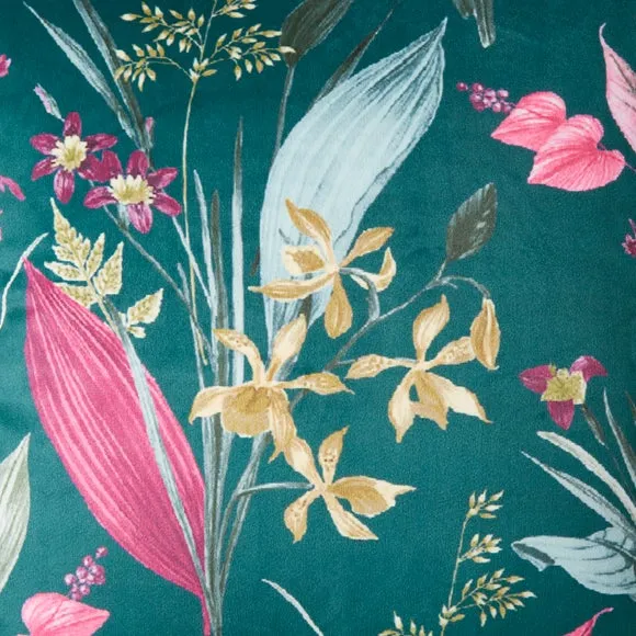 Tropical Velour Cushion 2