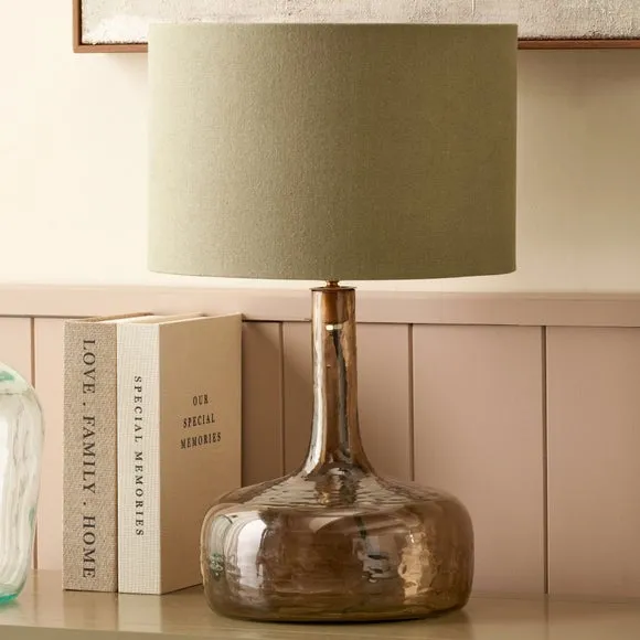 Pacific Lifestyle Avani Glass Bottle Table Lamp 1