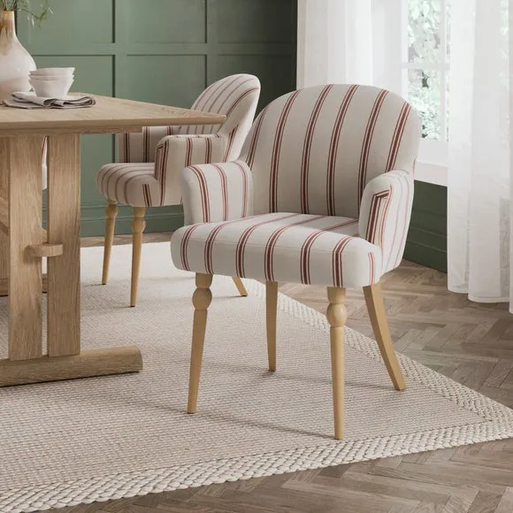 Petit Dining Chair, Folkstone Stripe