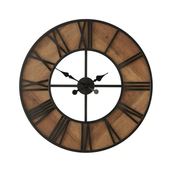 Fulton Industrial Skeleton Wall Clock 3
