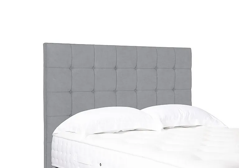 Artisan Collection Kaito High Floor Standing Headboard - Super King - Aston Silver