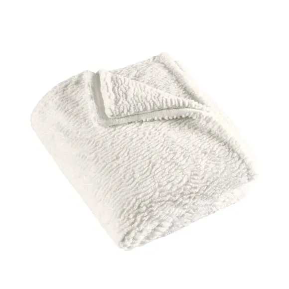 Textured Wave Fur Throw Blanket 150cm x 200cm 4