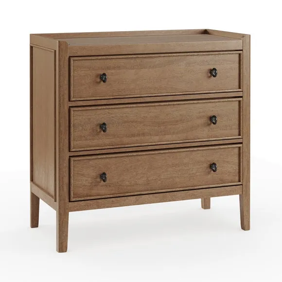 Portland 3 Drawer Chest, Mango Wood 2