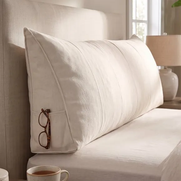 Velvet Headboard Bolster Cushion 3