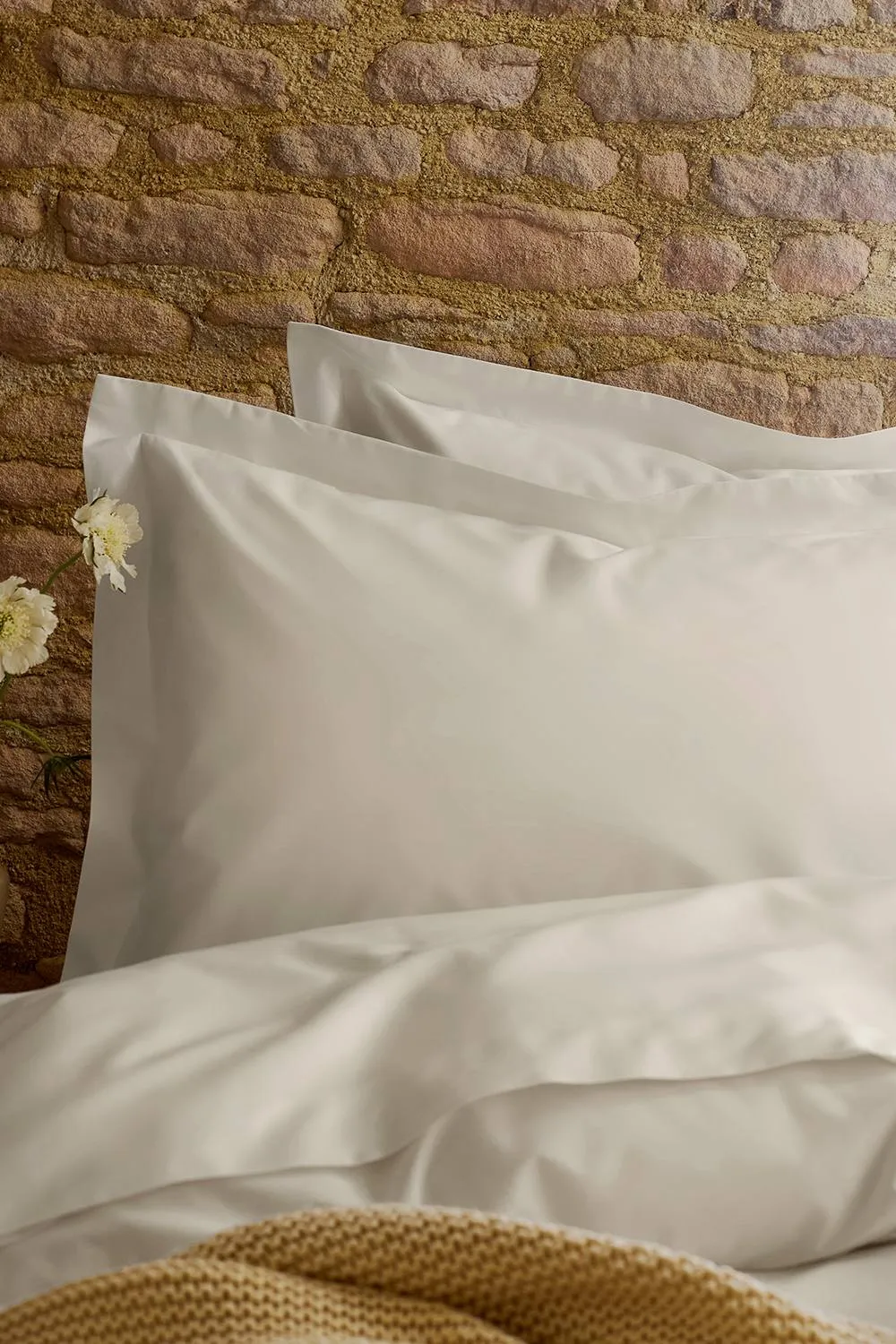 CHRISTY Pure Cotton Percale Duvet Cover Sets in Ivory 4