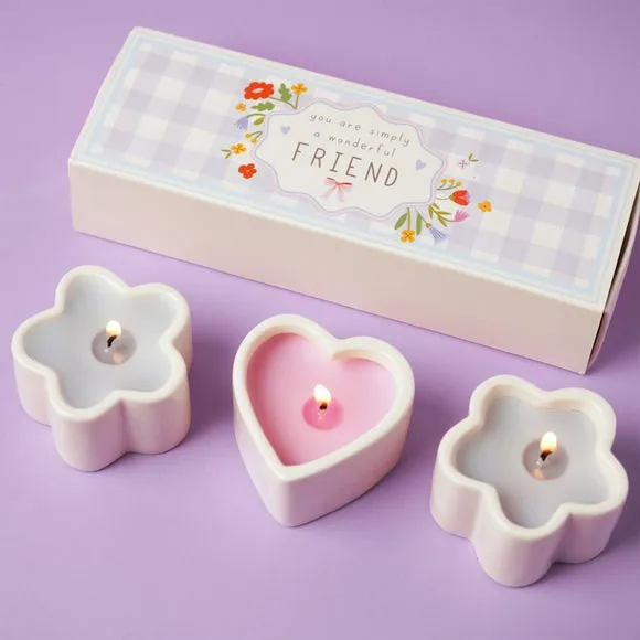 Love Life Wonderful Friend Lychee & Raspberry Mini Candles