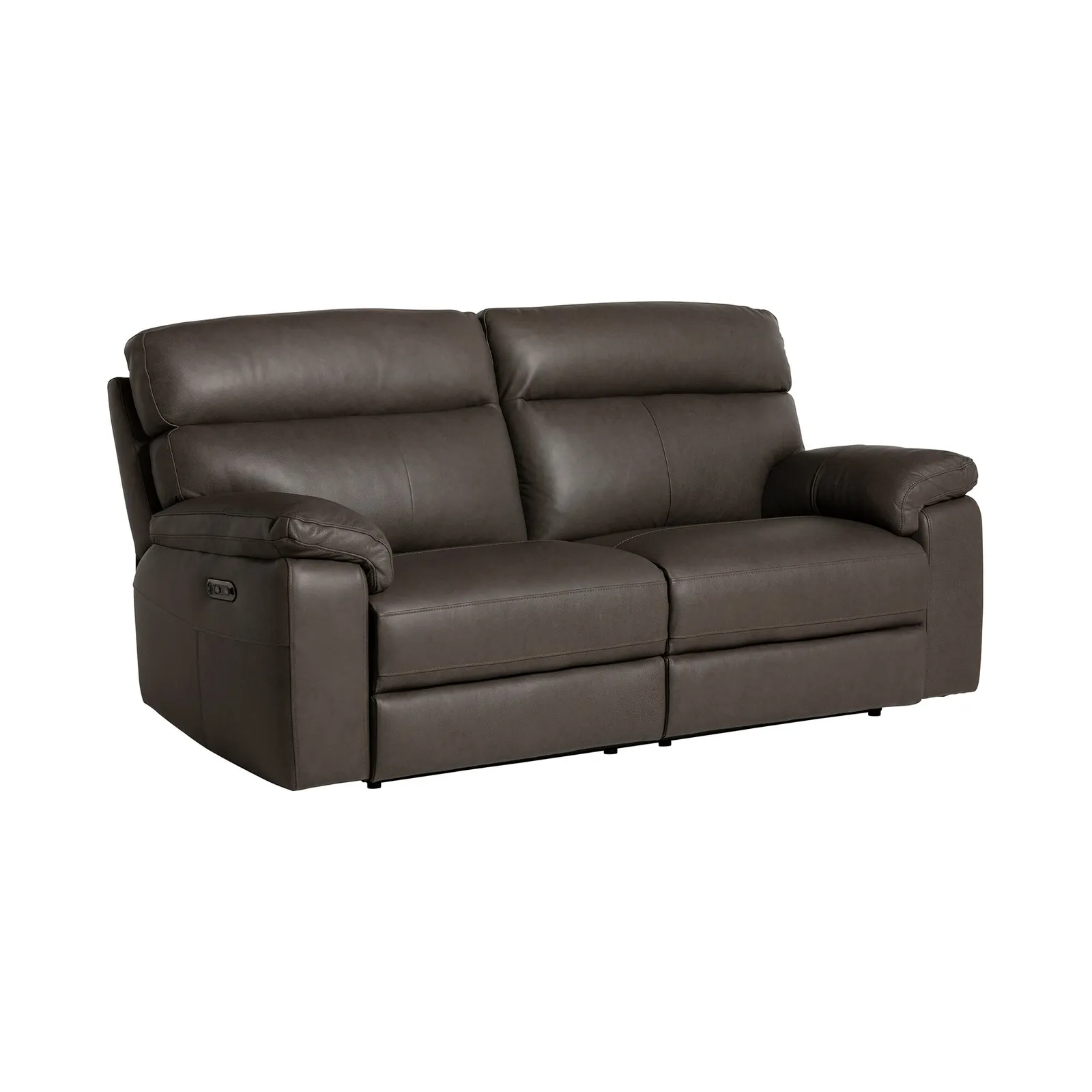 Clark 3 Seater With Power Motion Recliner Recliner Sofa, Grey | Barker & Stonehouse 3