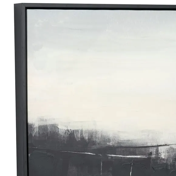 Monochrome Landscape Framed Canvas 3