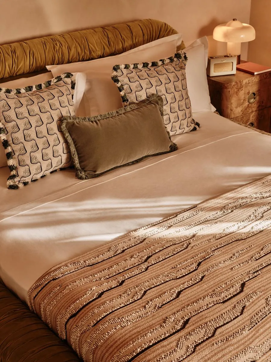 Margeaux Oblong Cushion, Sea Foam