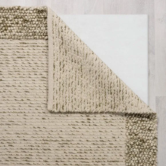 Pebble Wool Border Rug 5