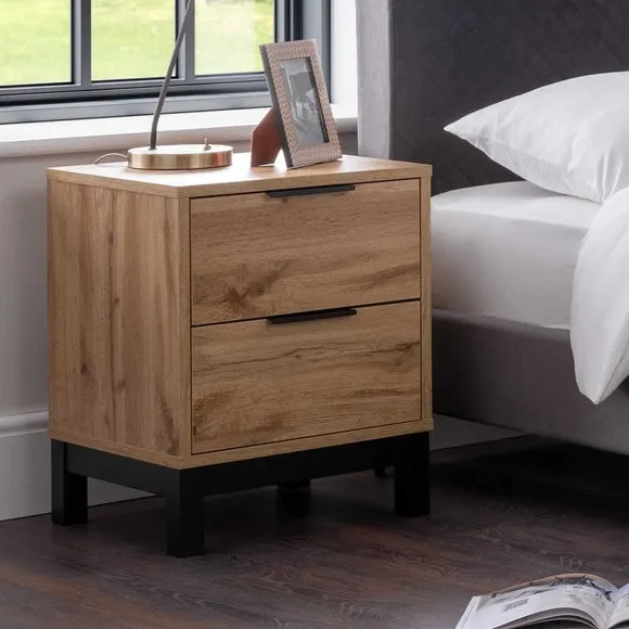 Bali 2 Drawer Bedside Table 1
